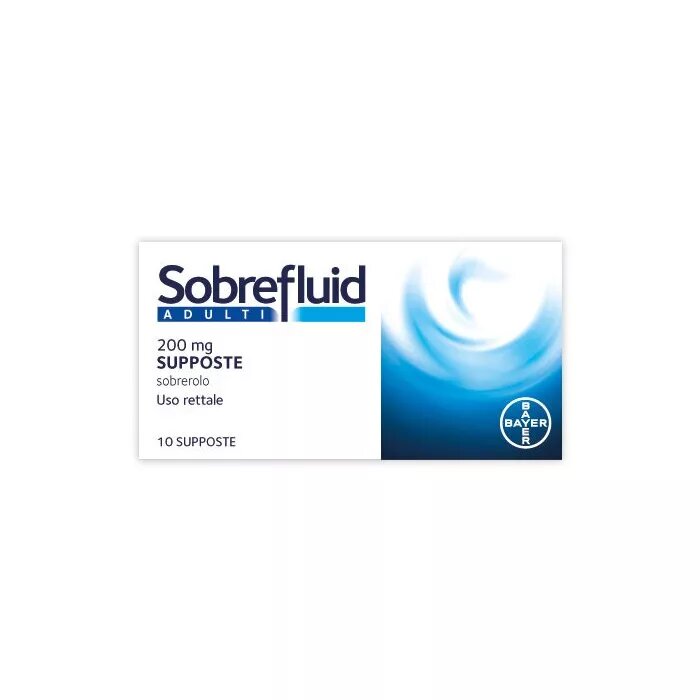 Sobrefluid adulti 10 supposte 200 mg-1