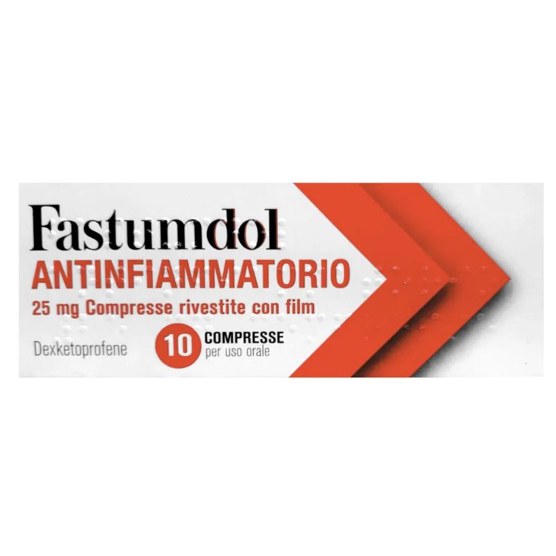 Image of Fastumdol Antinfiammatorio 25mg 10 compresse
