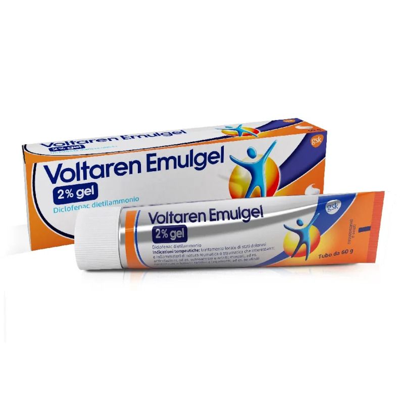 Image of Voltaren Emulgel 2% Antinfiammatorio Diclofenac Dolori Articolari Mal Di Schiena Gel 60g