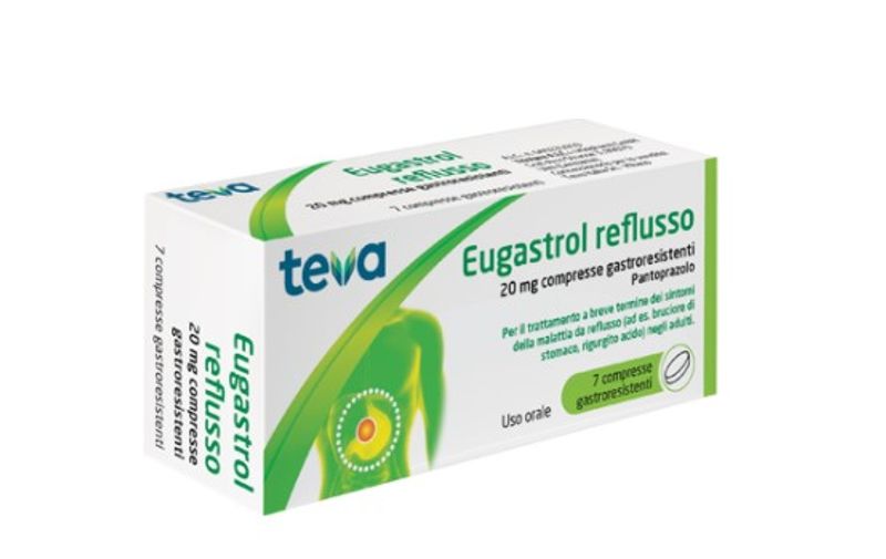 Eugastrol Reflusso 20mg Pantoprazolo 7 compresse gastroresistenti