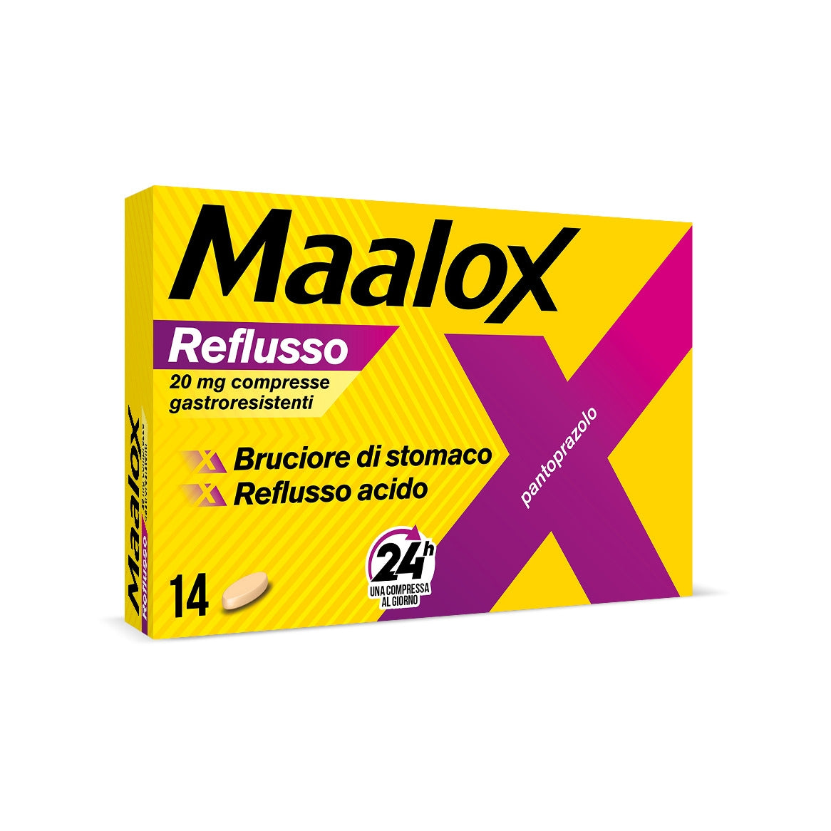 Maalox Reflusso Contro Reflusso Acido 14 Compresse