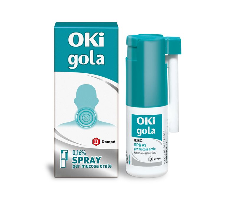 Oki infiammazione e Dolore Gola spray 15ml