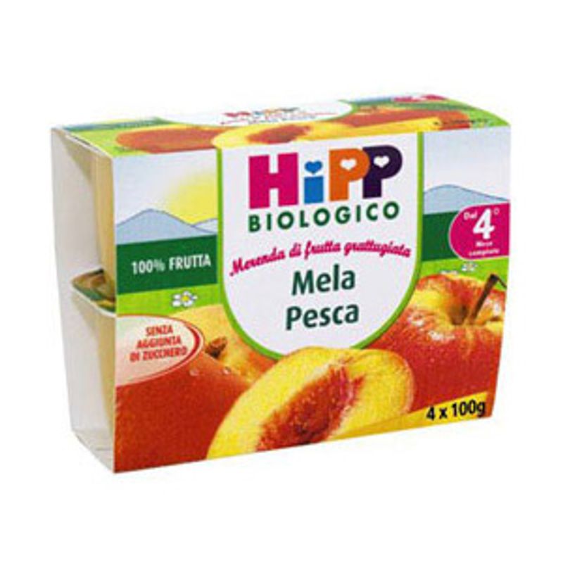 Hipp frutta grattugiata mela e pesca