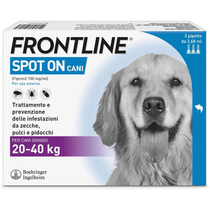 Frontline Spot-On Cani 20-40kg 3 Pipette