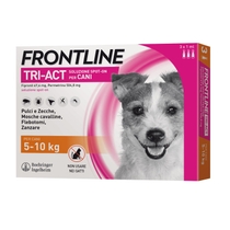 Frontline Tri-Act antiparassitario per Cani 5-10 Kg 3 fiale