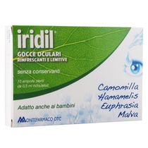 Iridil Gocce Oculari rinfrescanti e lenitive 10 ampolle monodose 0,5ml cad.