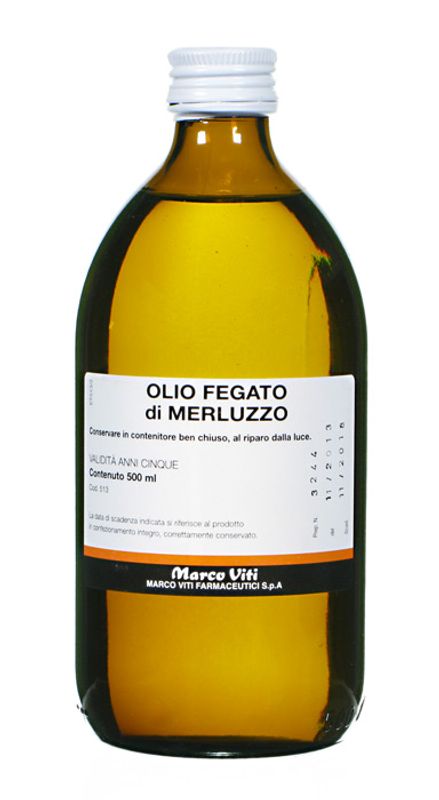 Olio fegato di merluzzo 500 ml | Amica Farmacia