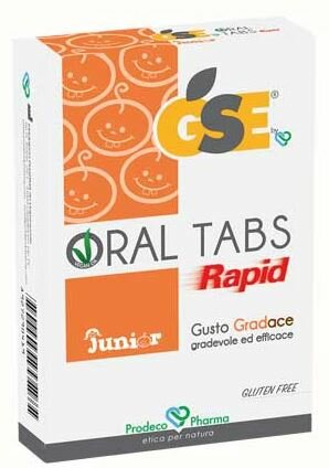 Gse Oral Tabs Rapid Junior per prevenzione mucosa orofaringea 12 compresse