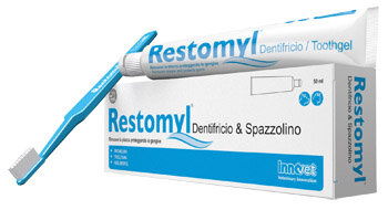 Restomyl Dentifricio & Spazzolino per cani e gatti 50ml