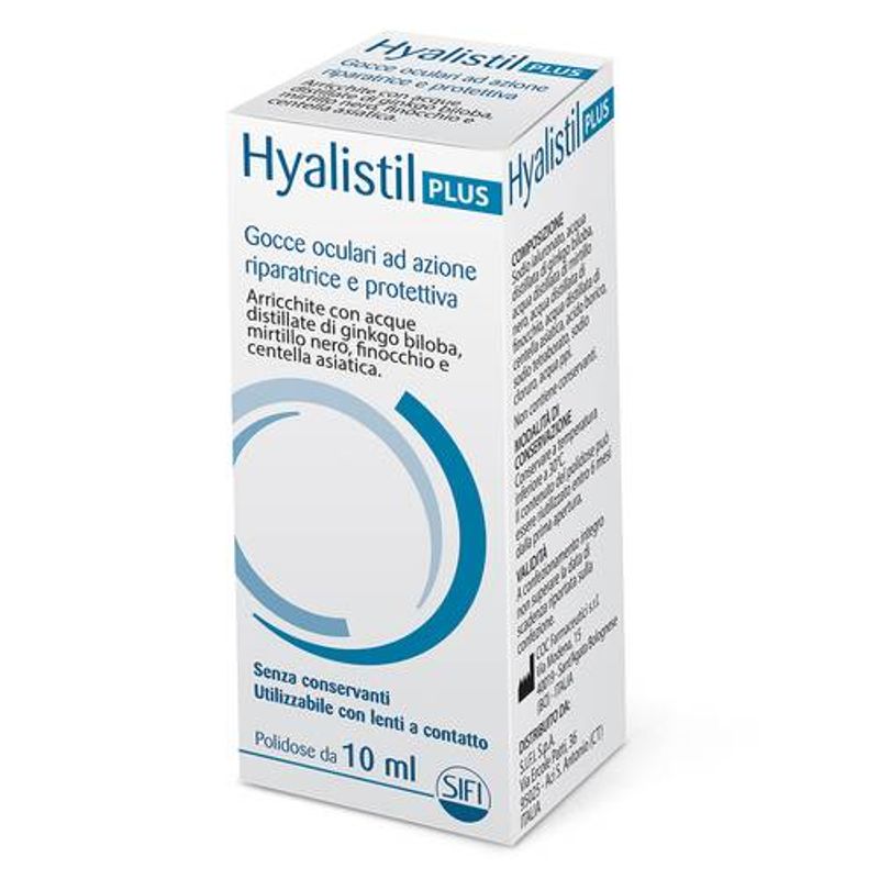 Hyalistil Plus gocce oculari ad azione riparatrice e protettiva 10ml