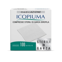 Icopiuma compresse sterili di garza idrofila 10x10-1