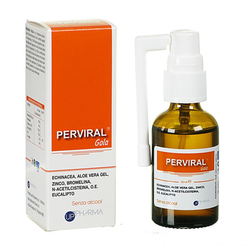 Perviral Gola per la gola e le difese immunitarie spray 30 ml