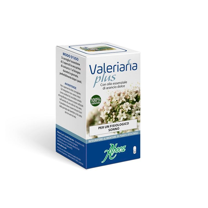 Aboca Valeriana plus integratore alimentare per il riposo30 opercoli