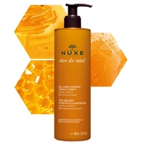 Nuxe Reve de Miel Gel emolliente senza sapone viso e corpo 400ml-1