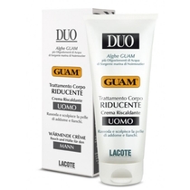 Guam duo trattamento corpo riducente crema riscaldante uomo 200ml