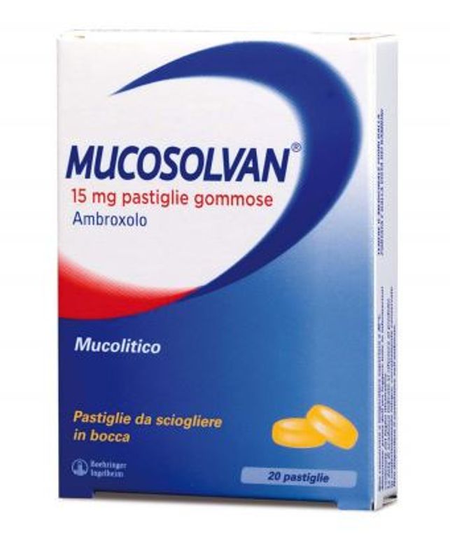 Mucosolvan 20 pastiglie 15 mg gommose masticabili