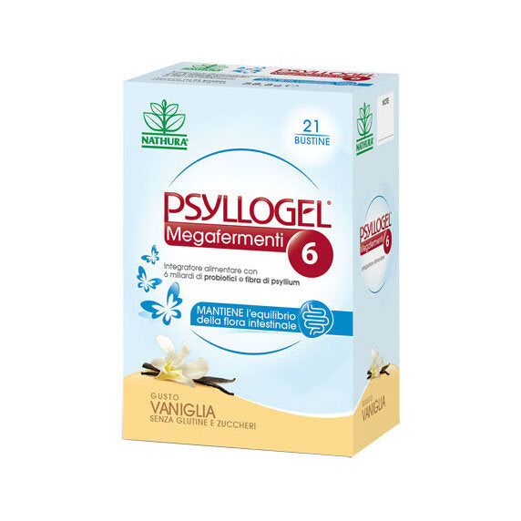 Psyllogel Megafermenti 6 flora intestinale gusto Vaniglia 21 bustine
