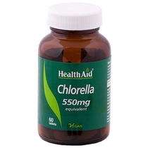 Chlorella 550mg alga verde integratore alimentare antiossidante 60 compresse