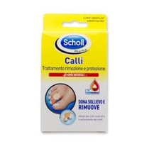 Dr Scholl Calli trattamento rimozione e protezione 4 cerotti idrorepellenti e 4 dischetti callifughi-1