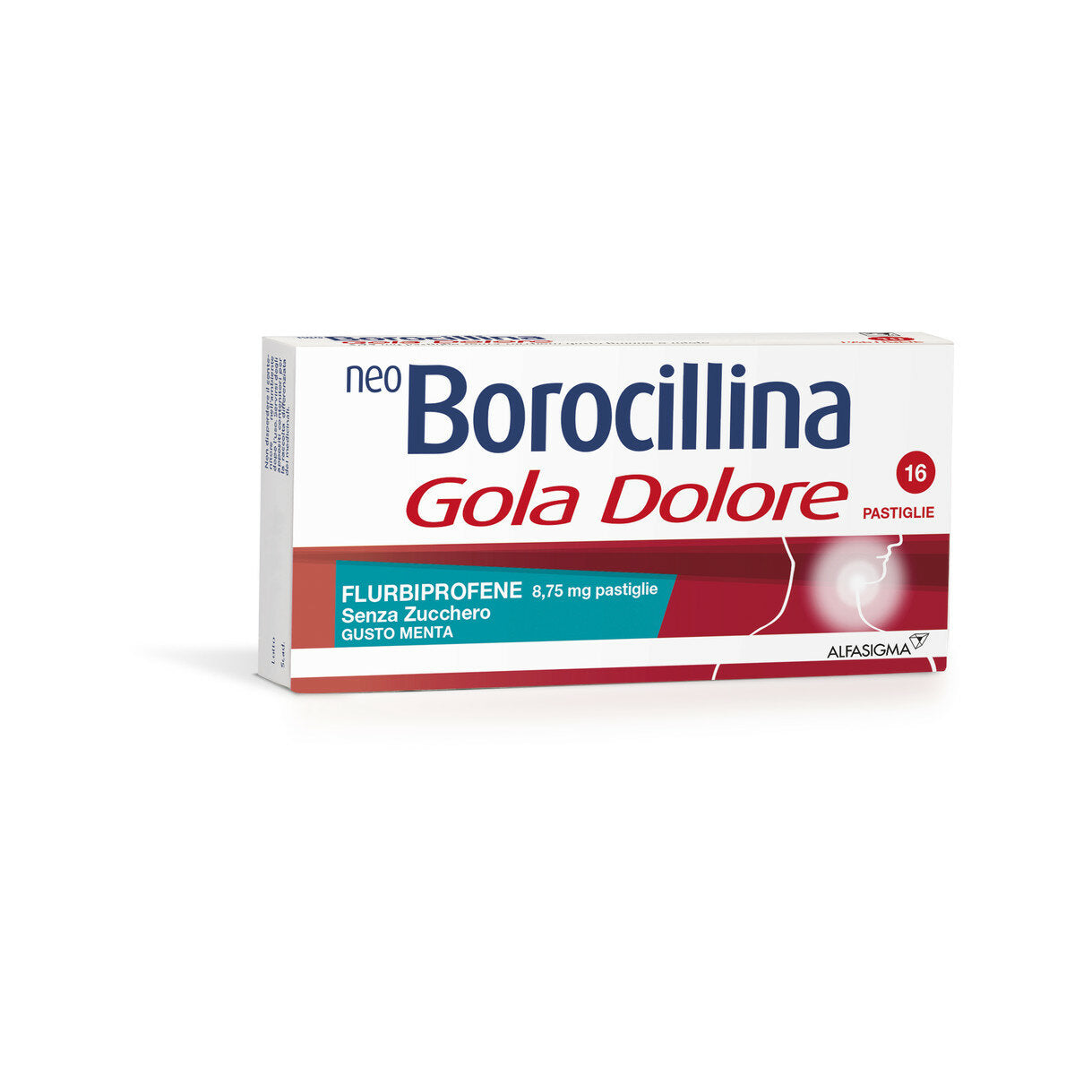 Neoborocillina Gola Dolore 16 Pastiglie Senza Zucchero