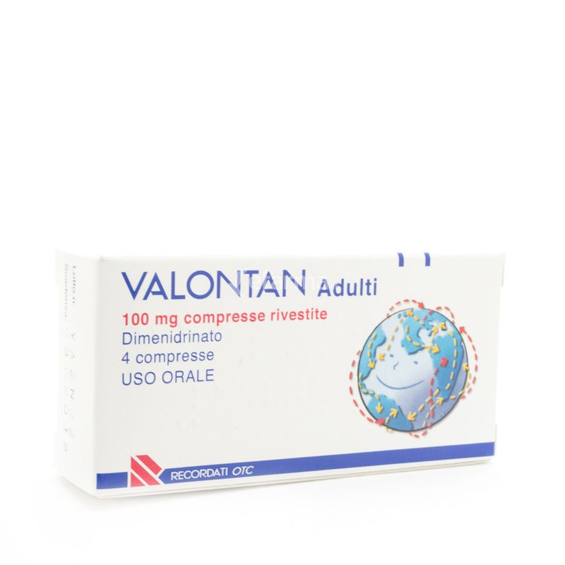 Valontan 4 Compresse Rivestite 100 Mg