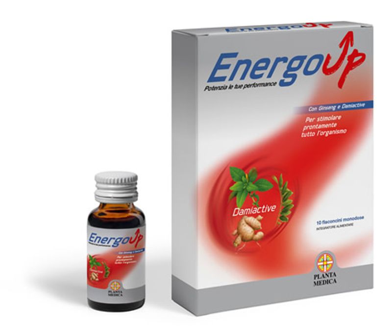 Planta Medica EnergoUp performance fisica e mentale 10 flaconcini monodose