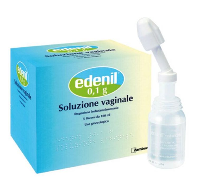 Edenil Soluzione vaginale 5 flaconi 100ml 0,1g