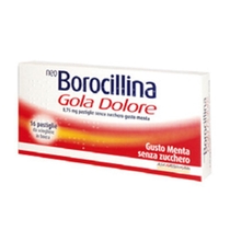 Neoborocillina Gola Dolore 16 Pastiglie Senza Zucchero