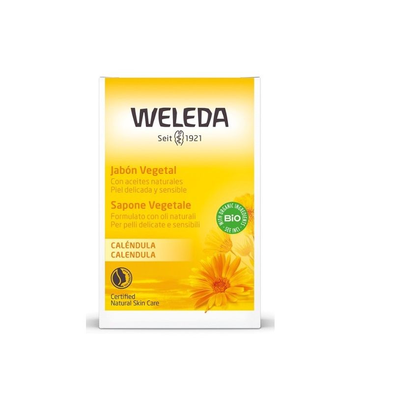 Weleda Sapone Vegetale alla Calendula BIO per pelli delicate e sensibili 100g
