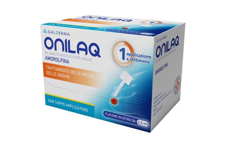 Onilaq Smalto medicato trattamento onicomicosi delle unghie 2,5ml