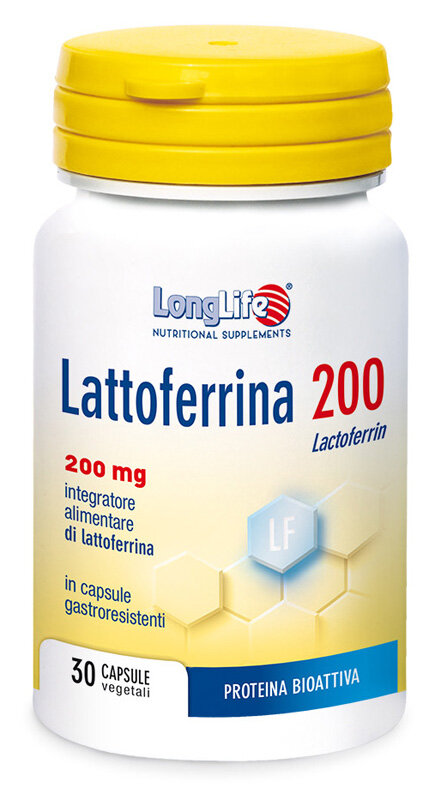 Image of Longlife Lattoferrina 200 Integratore alimentare 30 capsule