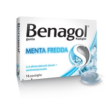 Benagol Pastiglie antisettico cavo orale 16 pastiglie gusto menta fredda-1