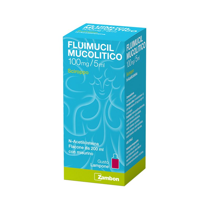 FLUIMUCIL MUCOLITICO 100 mg/5 ml sciroppo 200ml