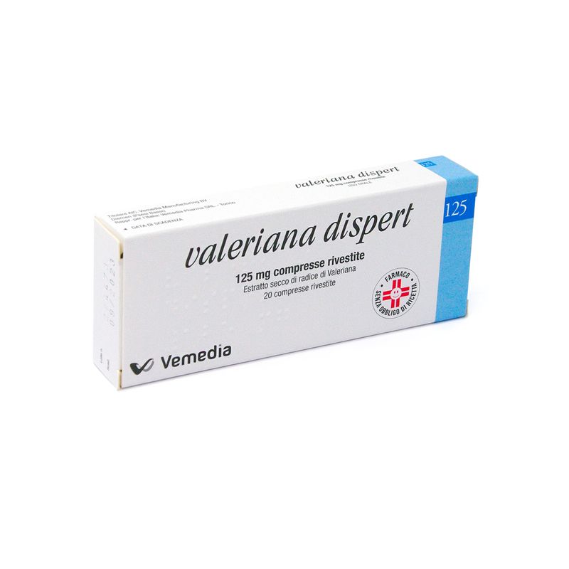 Valeriana Dispert Ipnotico e Sedativo 20 compresse 125mg