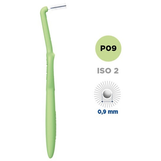 Curasept Proxi Prevention scovolino con testina angolata 09mm verde 5 pezzi