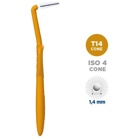 Curasept Proxi Treatment scovolino angolare T14 misura 1.4mm ocra 5 pezzi