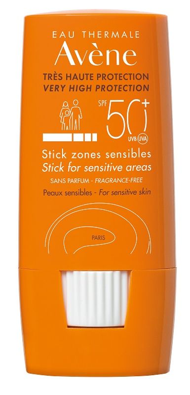 Eau Thermale Avene Stick Large Zone Sensibili SPF50+ 8g