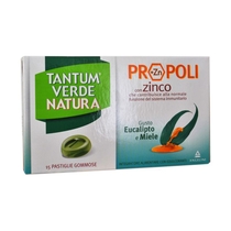 Tantum Verde Natura Pastiglie gommose gusto eucalipto e miele 15 pastiglie gommose-1