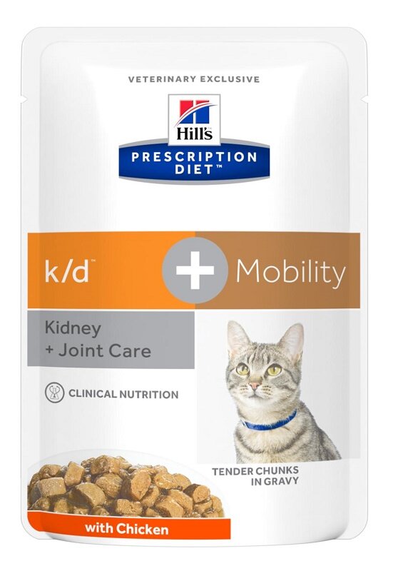 Image of Hill's Prescription Diet K/D + Mobility Feline Con Pollo Cibo Umido Per Gatti 85g