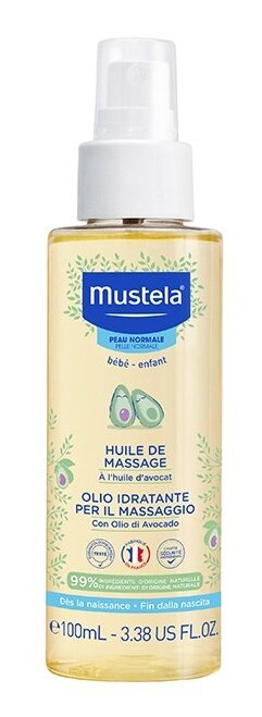 Mustela Olio Idratante per il massaggio azione idratante ed emolliente 100ml