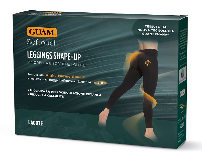 Guam Softouch Leggings Shape-Up riduce la cellulite e migliora il microcircolo colore nero L-XL