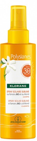 Klorane Spray Solare Sublime SPF30 al Tamanu Bio & Monoi 200ml