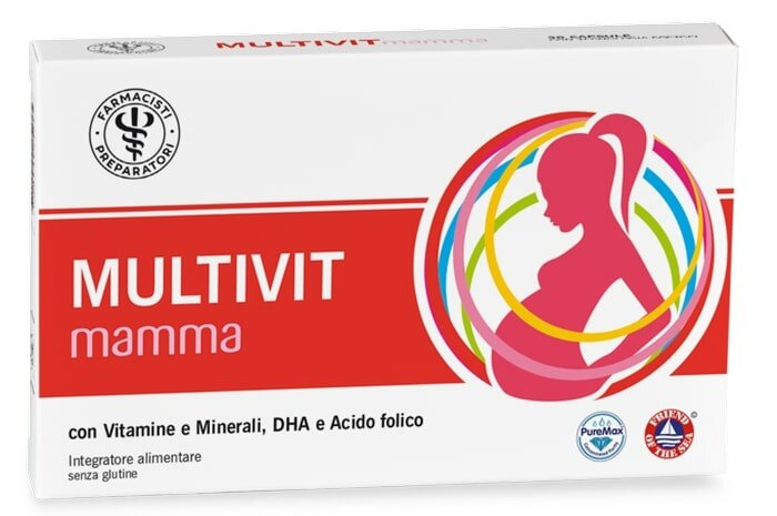 Image of Amicafarmacia Multivit Mamma integratore di vitamine 30 capsule