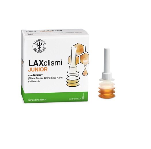 Image of Amicafarmacia LAXclismi Junior Microclisma bambini per stitichezza occasionale 6 pezzi