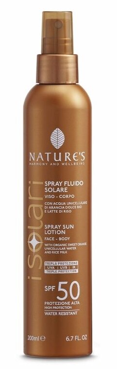 Nature's Spray Fluido Solare corpo SPF50 200ml