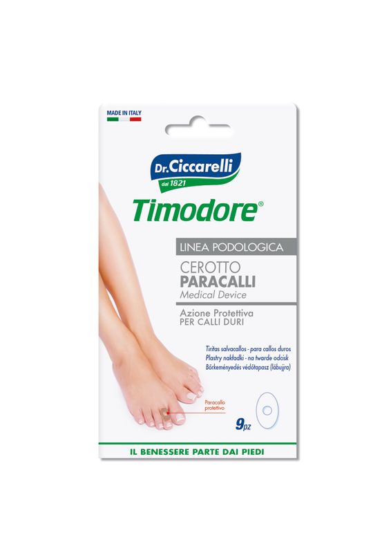Dr. Ciccarelli Timodore Cerotto Paracalli per calli duri 9 pezzi-1