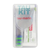 Tau-Marin Tau Kit spazzolino e dentifricio setole verdi e blu 20ml-1