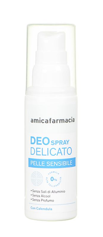 Amicafarmacia Deo spray delicato Pelle sensibile con Calendula 100 ml
