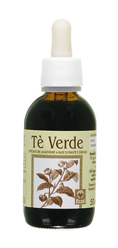 Ecol Tè Verde favorisce il drenaggio di liquidi Estratto analcolico 50ml