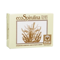 Ecol EcoSpirulina azione di sostenio e ricostituente 50 Tavolette